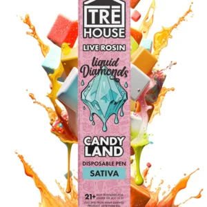 TRĒ House 2g Live Rosin Liquid Diamonds Vape - Candyland