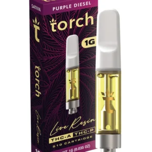 Torch 1g THCA Live Resin Blend Cartridge - Purple Diesel