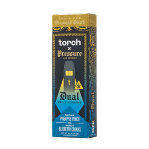 Torch x Pressure Dual THCA Diamond Blend Vape - Blue Razz Haze x Slurricane