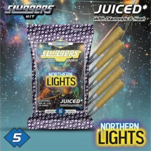 Northern Lights ‘Sluggers’ Diamond & Hash Infused PRJ Multipack 5 x .7g